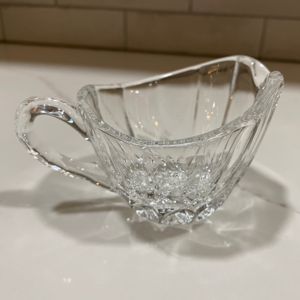 Vintage D'Adriana Creamer 24% Lead Crystal West Germany 1981